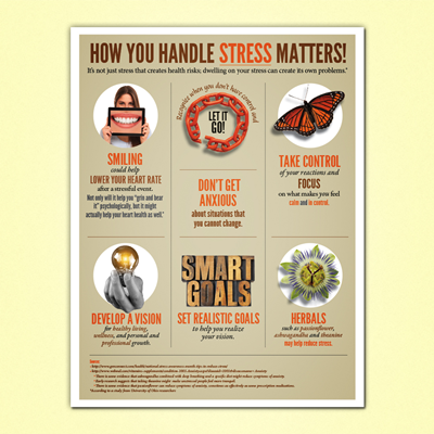 Stress Infographic Flyer