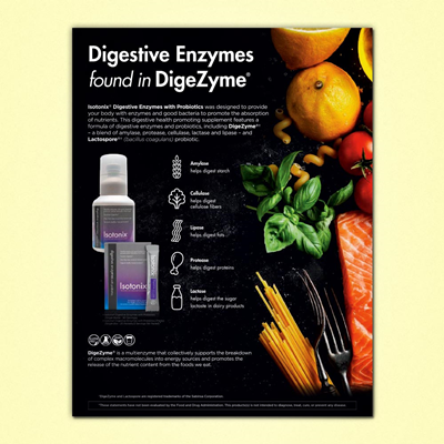 Isotonix® Digestive Enzymes Infographic Flyer